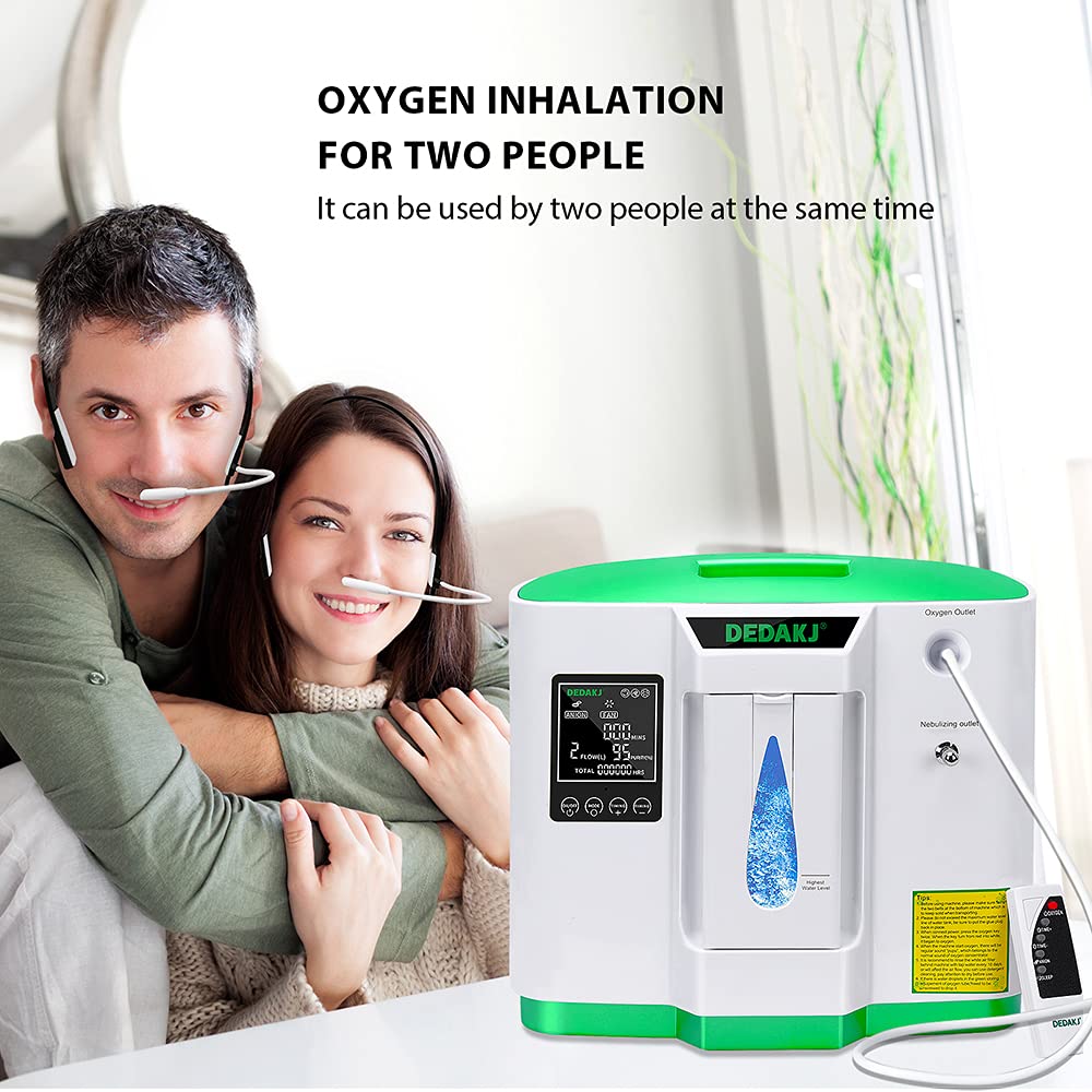 DEDAKJ Portable Oxygen Concentrator 2-9 L/min Smart Air Purifier